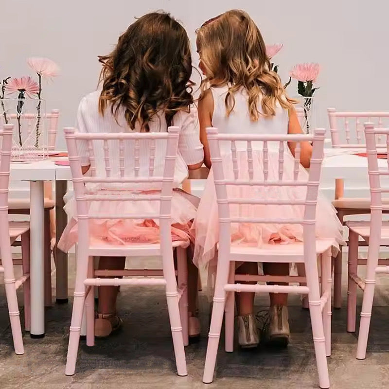Pink Chiavari kids chair | silla Rosa chiavari de niños