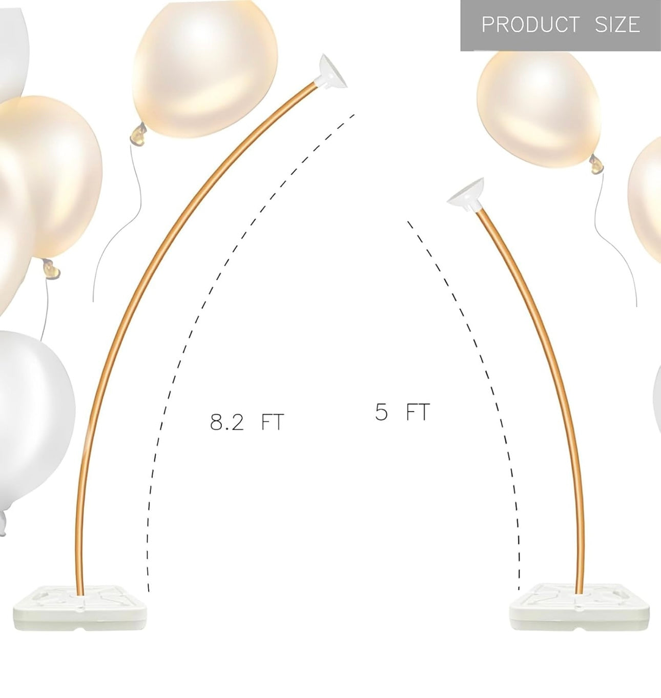 Balloon column stand | Soporte de columna de globos.