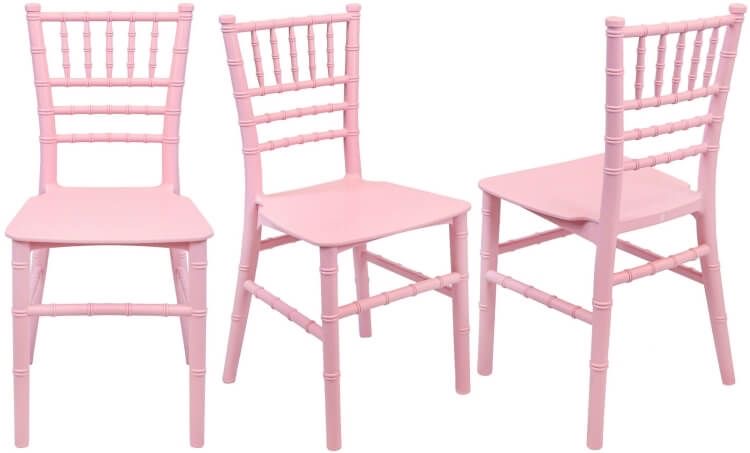Pink Chiavari kids chair | silla Rosa chiavari de niños