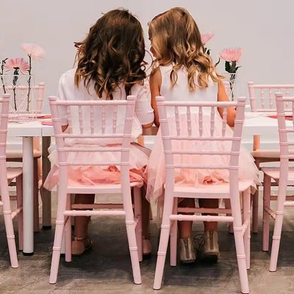 Pink Chiavari kids chair | silla Rosa chiavari de niños