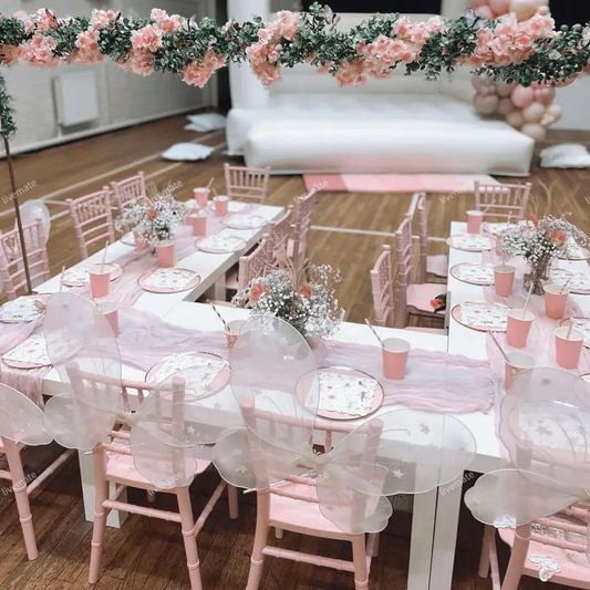 Pink Chiavari kids chair | silla Rosa chiavari de niños