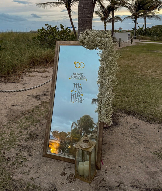 Rent. Personalized mirror | Espejo personalizado
