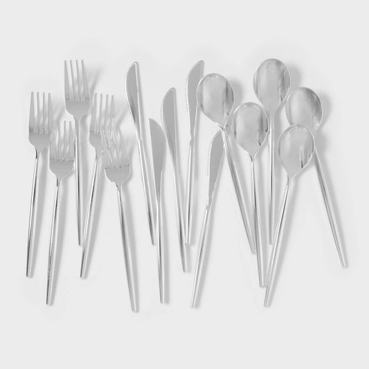 Silver Cutlery set | Set de cubiertos Plateados