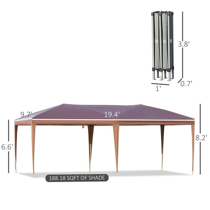 Rent 10' x 20' Pop Up Canopy Tent